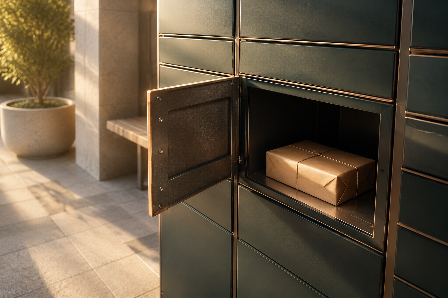 Parcel pickup at a German Packstation / DHL point for an Oopbuy order